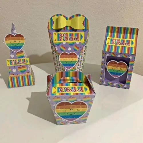 KIT FESTA 40 CAIXAS - FIDGET TOYS POP IT