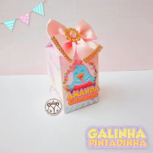KIT FESTA 40 CAIXINHAS - GALINHA PINTADINHA CANDY 1