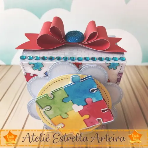 KIT FESTA 40 CAIXINHAS -AUTISMO