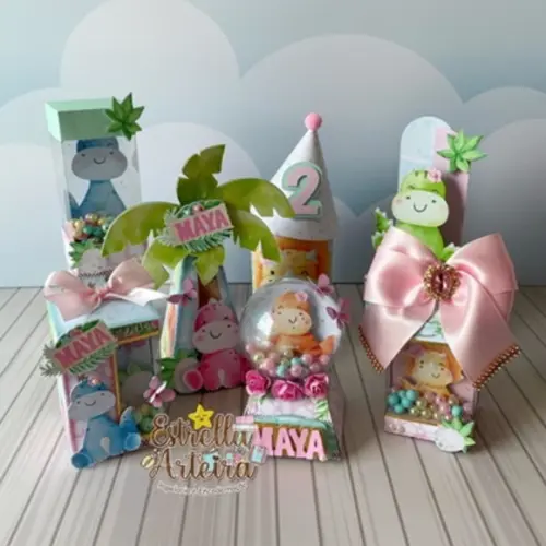 Kit Festa Completa Tema Dinossauro Menina