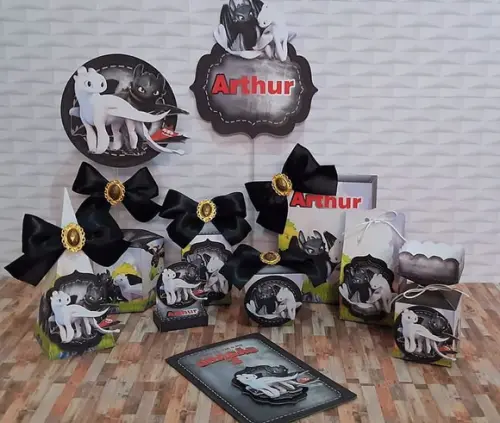 Kit Festa Completa Tema Como Treinar Seu Dragão