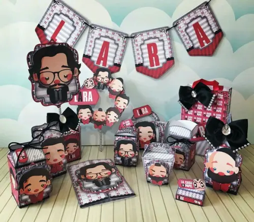 KIT FESTA COMPLETÃO - LA CASA DE PAPEL