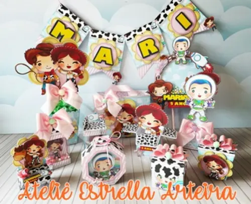 KIT FESTA COMPLETÃO TOY STORY MENINA