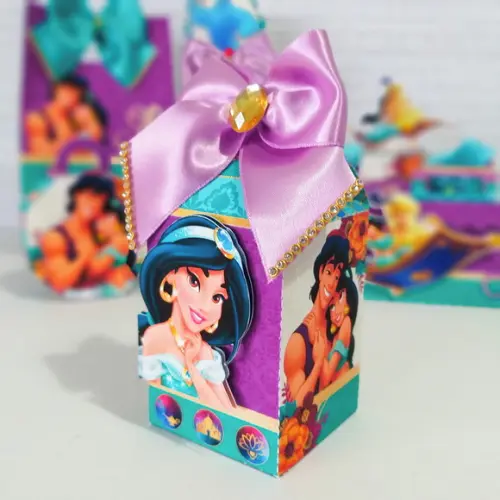 KIT FESTA JASMINE E ALLADIN - 50 ITENS