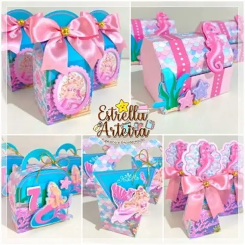 Kit Festa Luxo Barbie Sereia