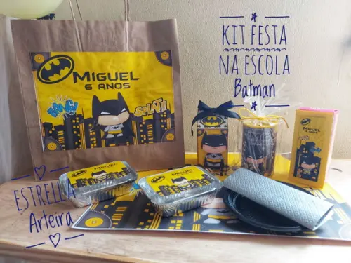 KIT FESTA NA ESCOLA BATMAN