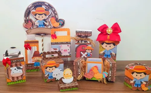 KIT FESTA PERSONALIZADA FAZENDINHA