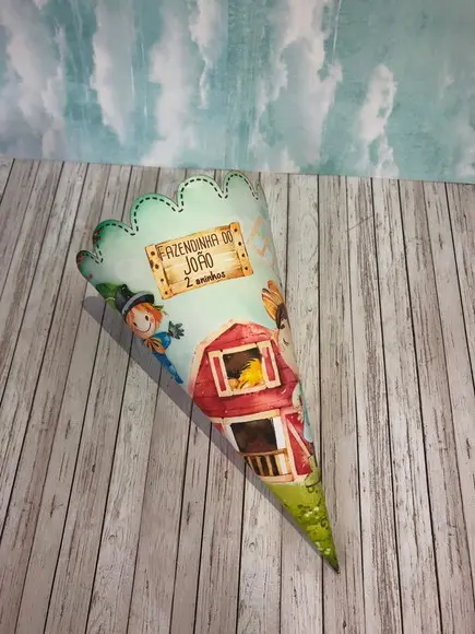 KIT FESTA PERSONALIZADA FAZENDINHA AQUARELADA