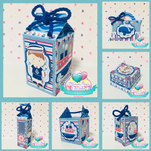 KIT FESTA PERSONALIZADA MARINHEIRO