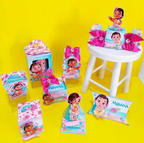 KIT FESTA PERSONALIZADA MOANA BABY