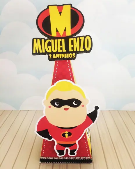 KIT FESTA PERSONALIZADA OS INCRÍVEIS