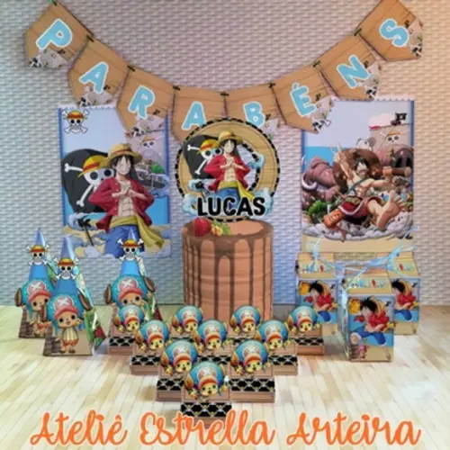 KIT FESTA PERSONALIZADA ONE PIECE