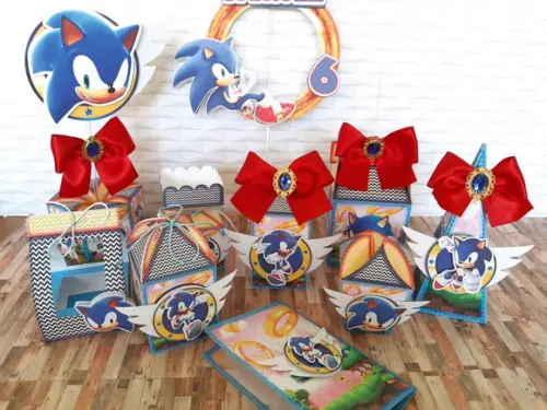 KIT FESTA PERSONALIZADA SONIC