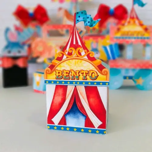 Kit Festa Personalizado Circo Aquarelado