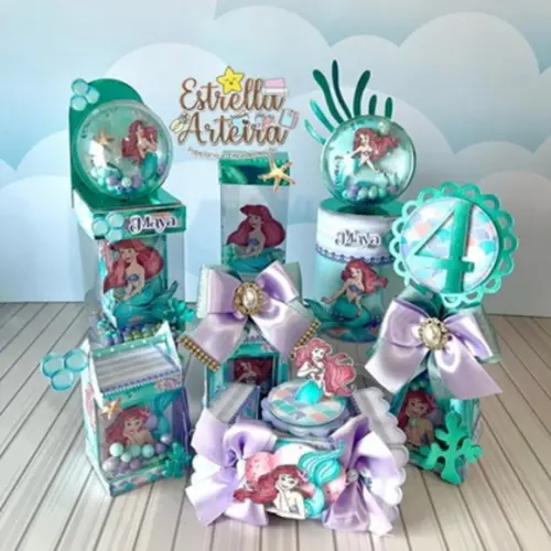 Kit Festa Personalizado Tema Ariel