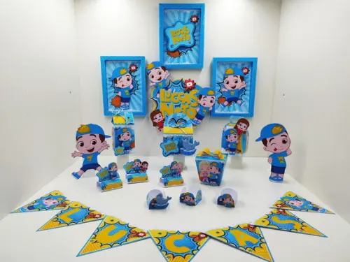 KIT FESTA SO UM BOLINHO LUCCAS NETO ARANHA