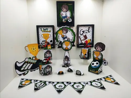 Kit Festa So Um Bolinho Tema Futebol
