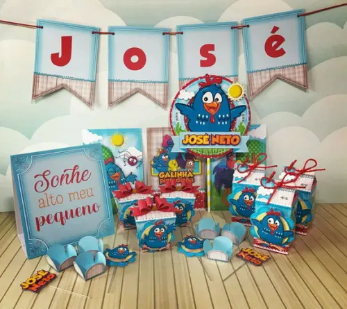 KIT SO UM BOLINHO GALINHA PINTADINHA