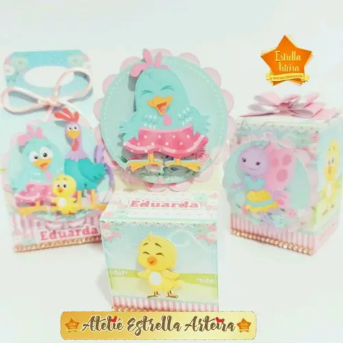 PEDIDO EXCLUSIVO - GALINHA PINTADINHA ROSA