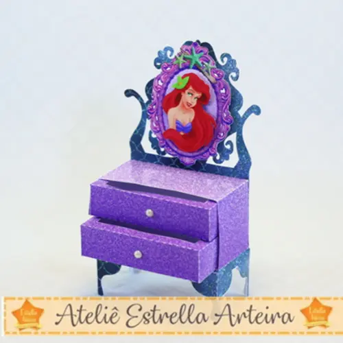Porta Bis Duplo Tema Ariel