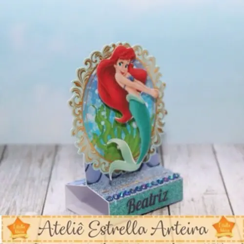 Porta Bis Duplo Tema Ariel