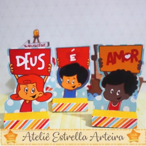Porta Bis Duplo Tema 3 Palavrinhas