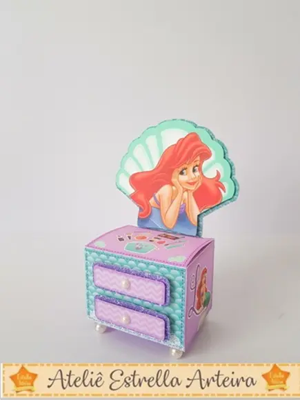 Porta Bis Duplo Tema Ariel