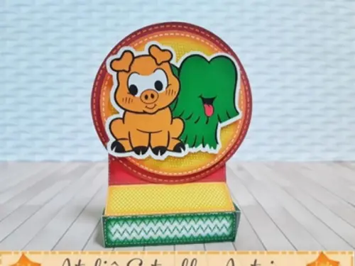Porta Bis Duplo Tema Cascão E Cebolinha
