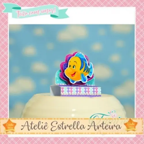 Porta Bis Duplo Tema Ariel