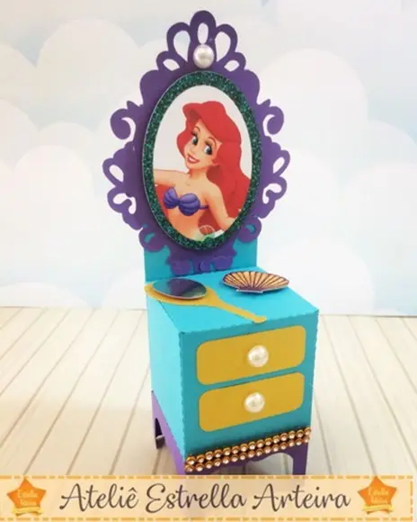 Porta Bis Duplo Tema Ariel