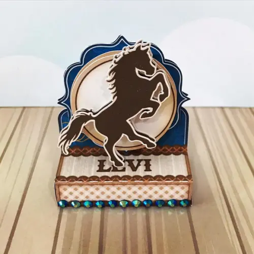 Porta Bis Duplo Tema Cavalos