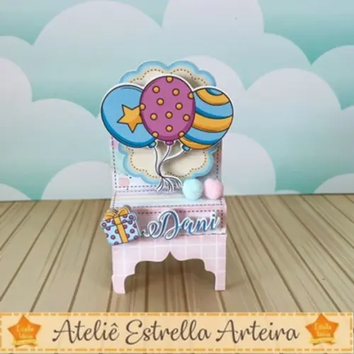 PORTA BIS DUPLO TEMA FELIZ ANIVERSÁRIO