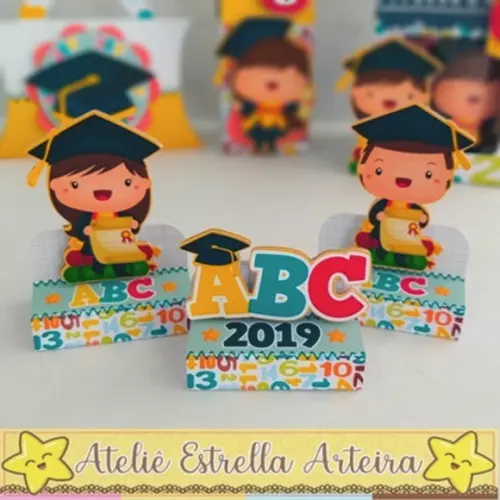 Porta Bis Duplo Tema Formatura Abc