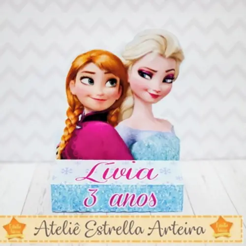 Porta Bis Duplo Tema Frozen