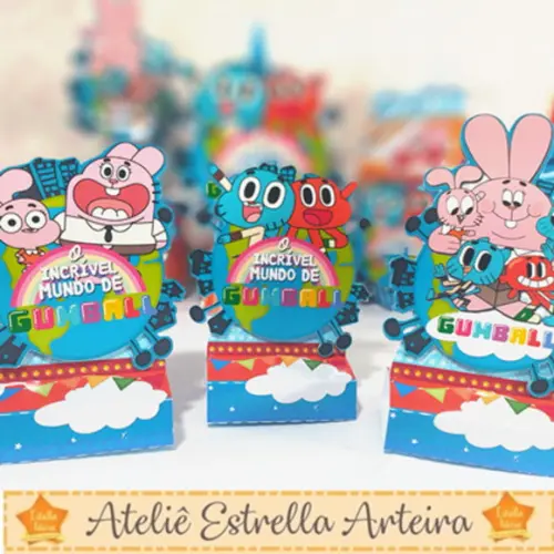 Porta Bis Duplo Tema Gumball