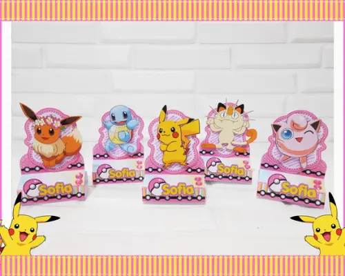 PORTA BIS DUPLO TEMA POKEMON MENINA