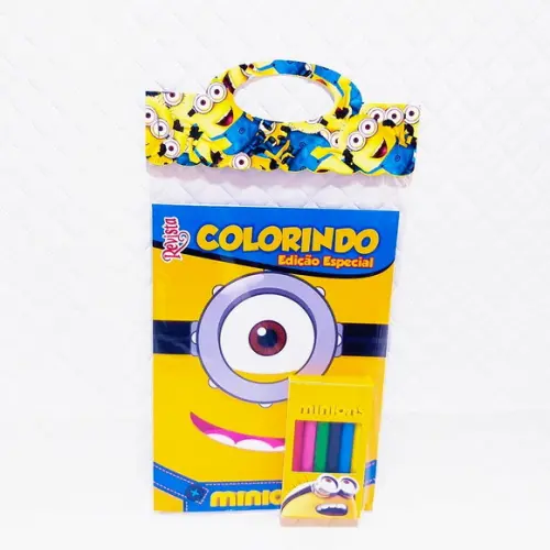 REVISTINHA PARA COLORIR TEMA MINIONS