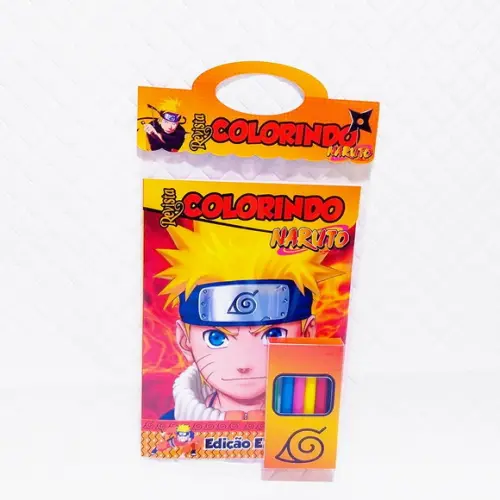 REVISTINHA PARA COLORIR TEMA NARUTO