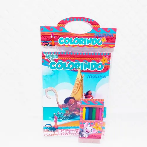 REVISTINHA PARA COLORIR TEMA MOANA