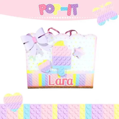 SACOLINHA FIDGET TOYS POP IT