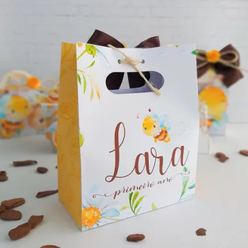 SACOLINHA LEMBRANCINHA ABELHINHA