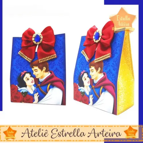 SACOLINHA LEMBRANCINHA BRANCA DE NEVE