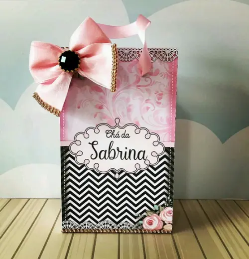 SACOLINHA LEMBRANCINHA CHÁ DE LINGERIE