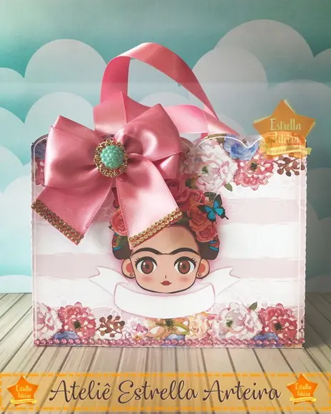 SACOLINHA LEMBRANCINHA FRIDA KAHLO