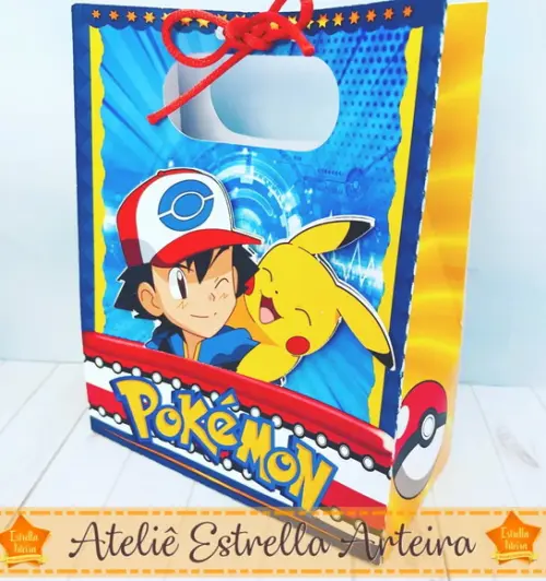 SACOLINHA LEMBRANCINHA POKÉMON
