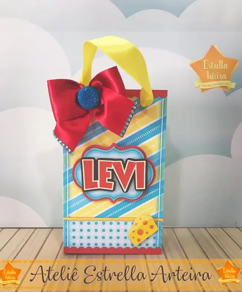 SACOLINHA LEMBRANCINHA TOM E JERRY