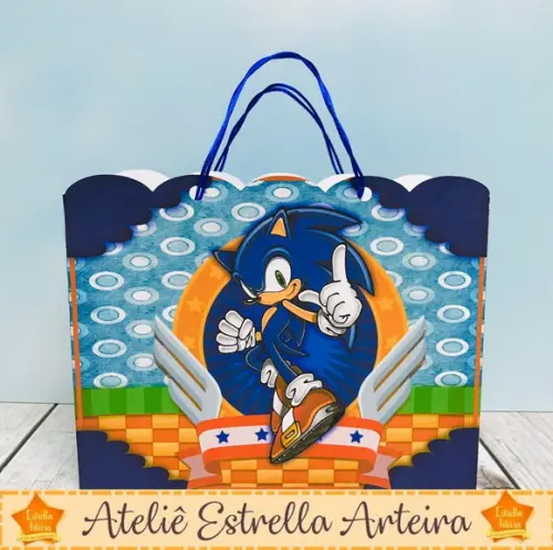SACOLINHA PARA FESTA SONIC