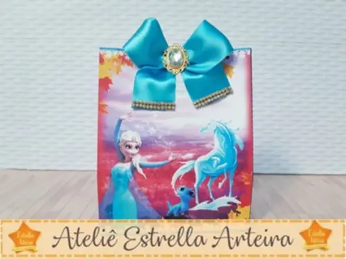 Sacolinha Para Festa Tema Frozen