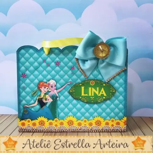 Sacolinha Para Festa Tema Frozen Fever