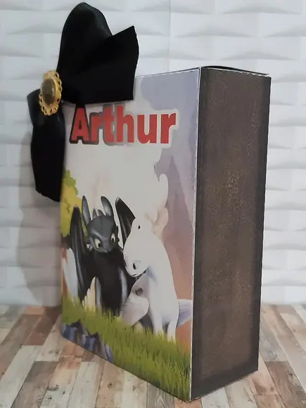 Sacolinha Tema Como Treinao Seu Dragão